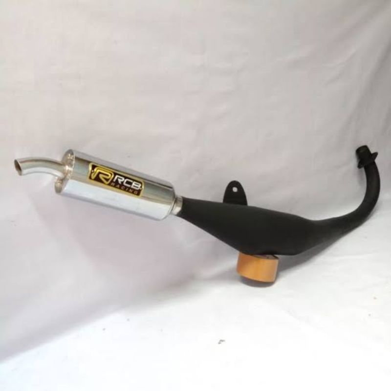 Knalpot standar satria 2 tak hiu lumba