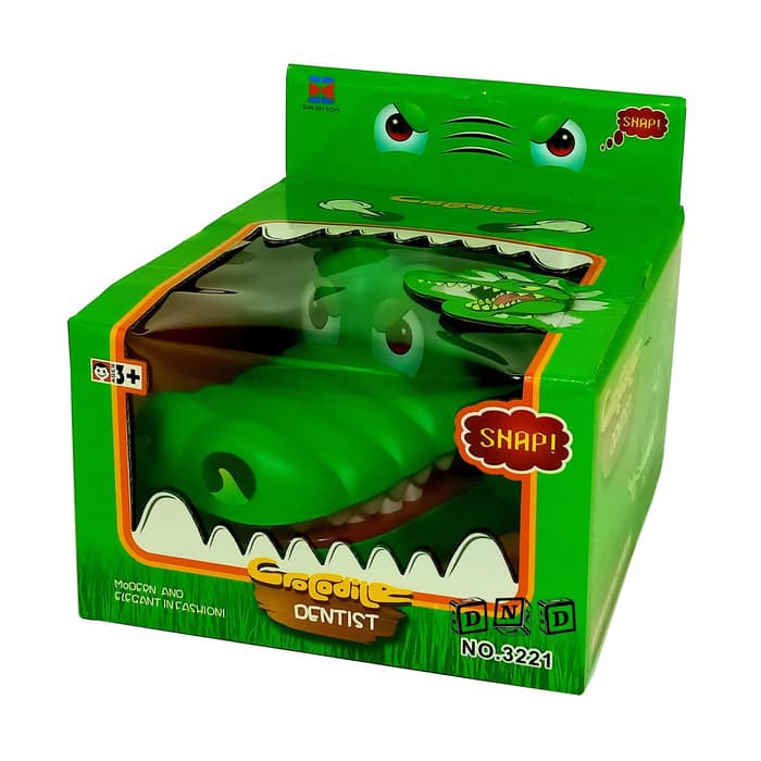 Mainan Anak - Family Game Big Crocodile Dentist Buaya Besar Gigit Gigi