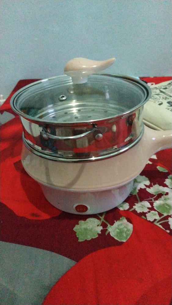 Termurah! Cod Panci Elekrik Multifungsi Lapis Kramik Penggorengan /kukusan/nanak Nasi Best Seller