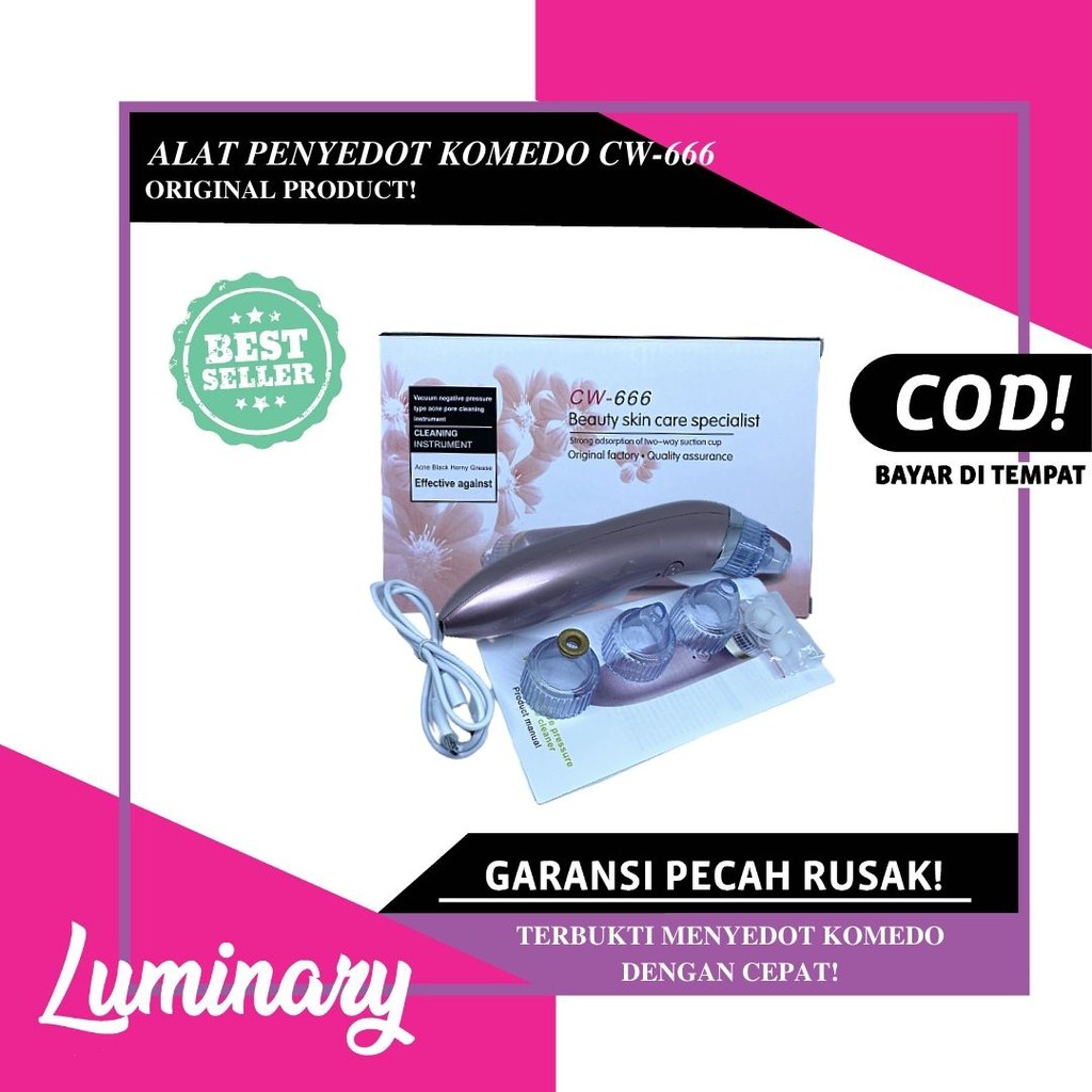 VACUM CW-666 VACUUM ALAT PENYEDOT KOMEDO ALAT PEMBERSIH WAJAH PENGHILANG KOMEDO VAKUM SEDOT KOMEDO