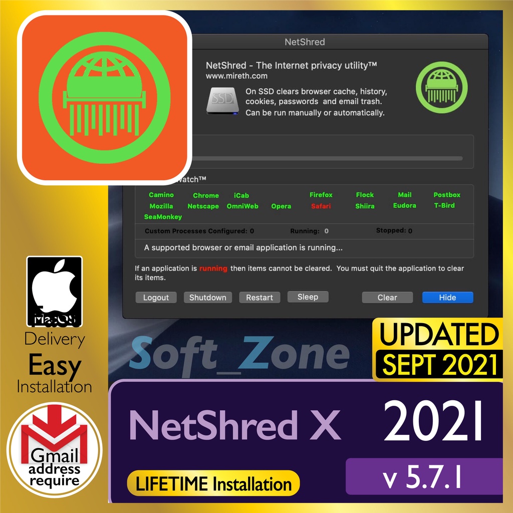 

NtShrd X 5.7.1 - Scrly Erss Intrnt Cch Fls f yr Brwsr [BgSr (Intl & M1)Spprt] - Dgtl Dwnld