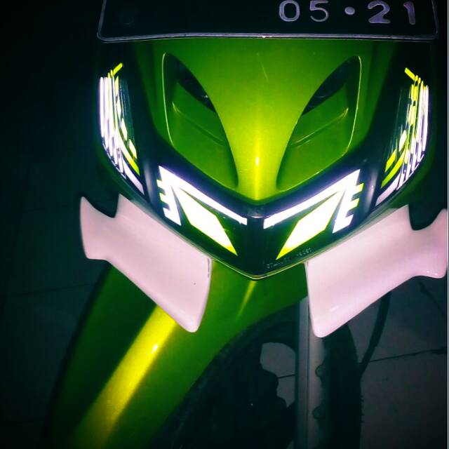 Sticker led audi sen custom mio smile