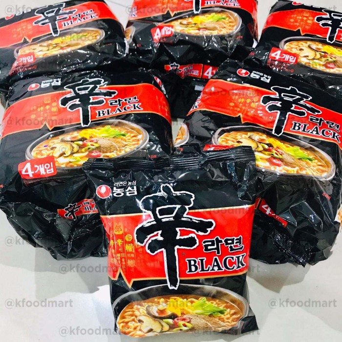 

impor-mie- nongshim shin ramen black / mie instan korea - 1 pcs -mie-impor.