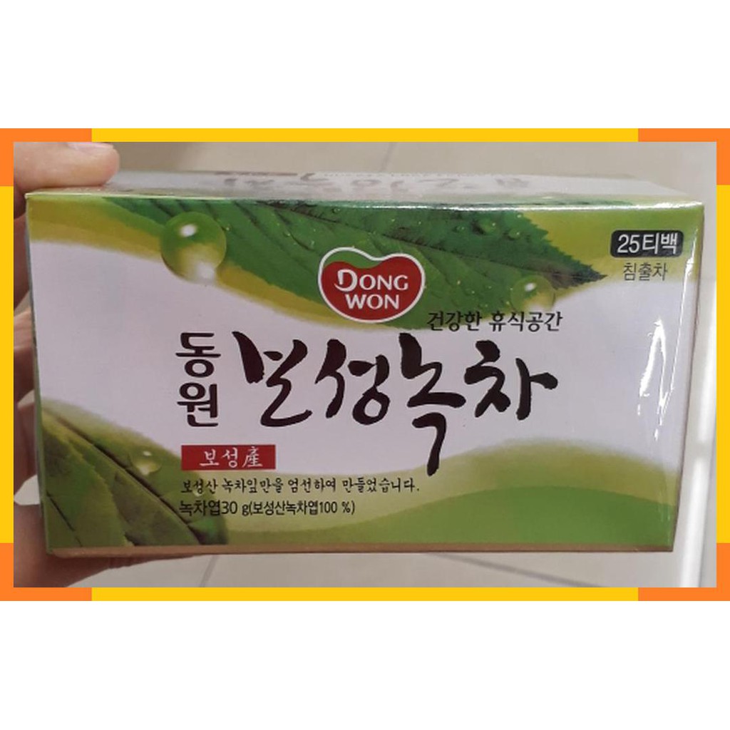 

Dongwon Teh Hijau Celup | Boseong Green Tea | Teh Hijau Korea | isi 25