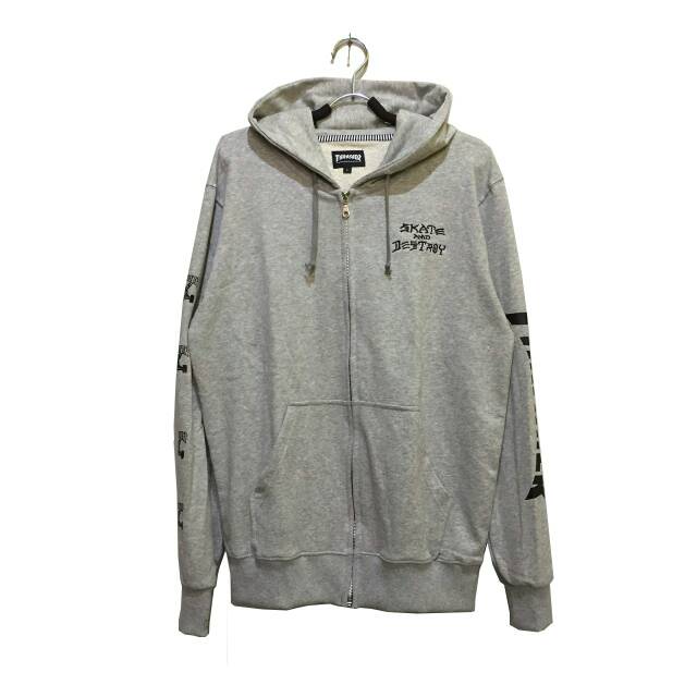 thrasher zip up