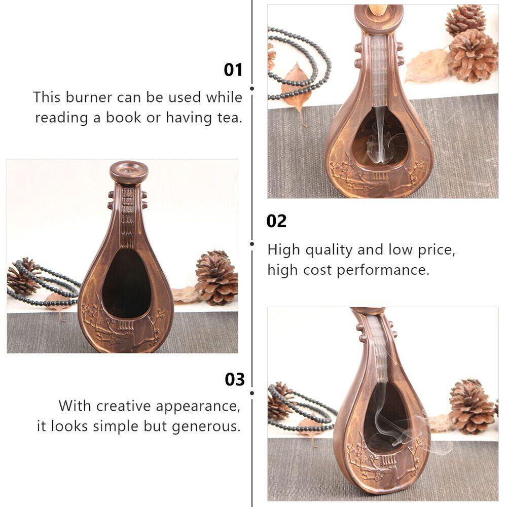 R-flower Backflow Incense Burner Ornamen Meditasi Kreatif Tempat Dupa