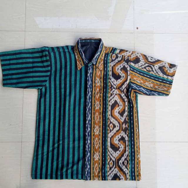 Kemeja tenun motif toraja mix lurix V2