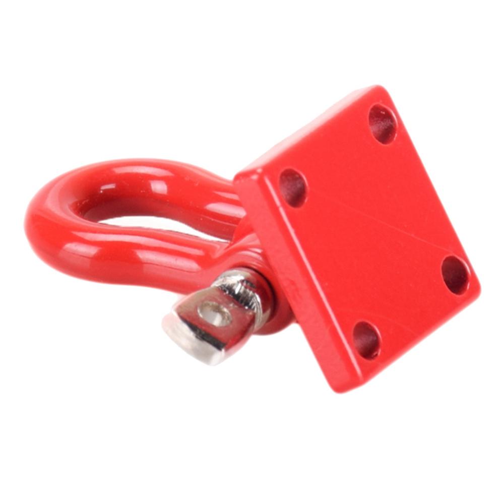 Lanfy Kait Trailer Metal Merah 1: 10pasang Belenggu Aksesori Untuk Skala Truk Crawler SCX-10 RC Crawler Hook