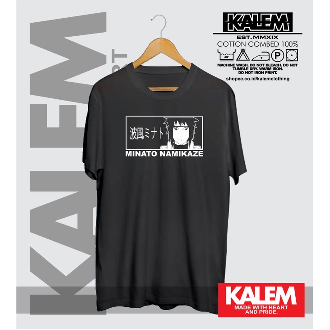 KAOS BAJU MINATO NAMIKAZE VECTOR KAOS ANIME NARUTO - KALEMCLOTHING