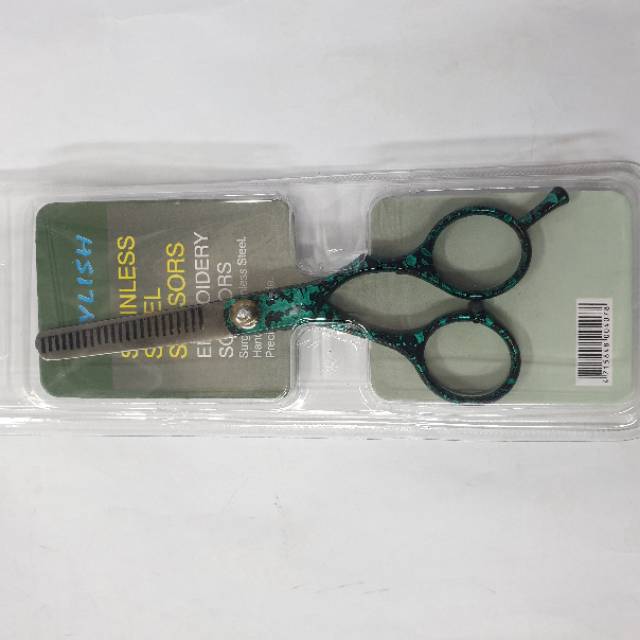 GUNTING RAMBUT SASAK BABAT BAGUS  STYLISH STAINLESS STEEL SCISSORS Original