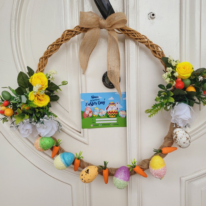 

Paket dekorasi box hampers easter bunny eggs kelinci telur paskah 167