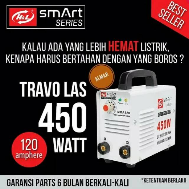  Mesin  Las Listrik  Low Watt Kecil  H L Inverter Welding 