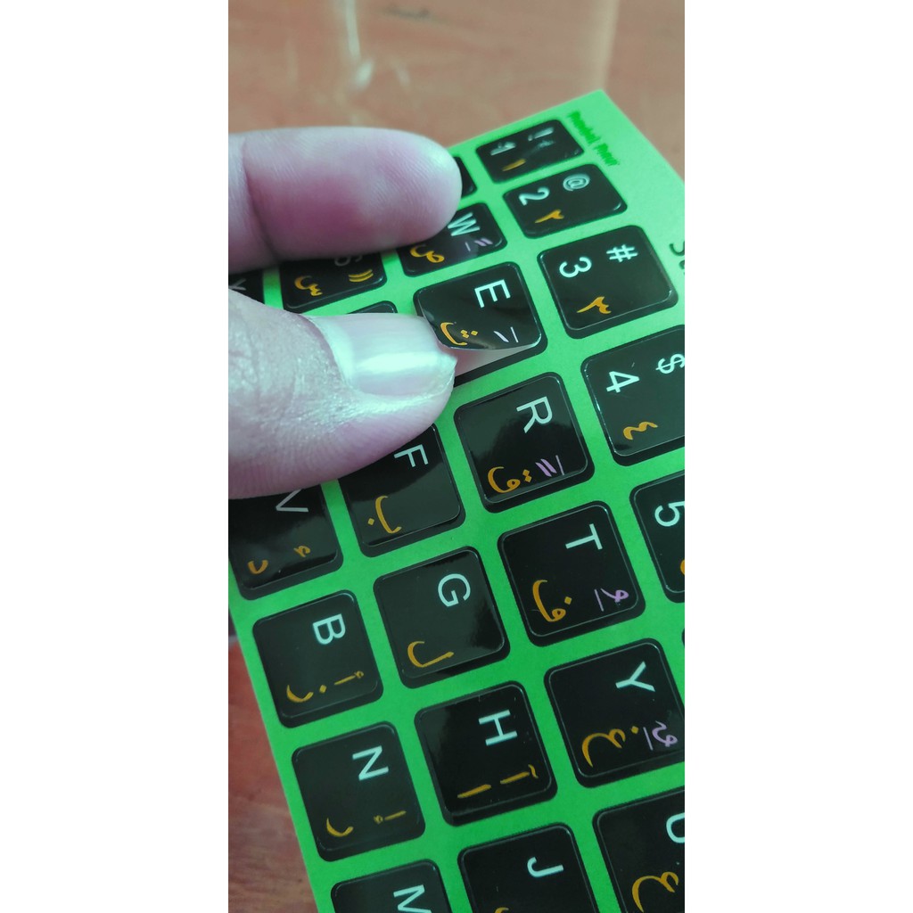 STIKER KEYBOARD ARAB UNTUK M 4 C B 0 0 K