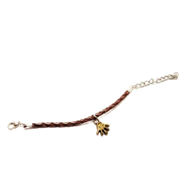 Satuan Gelang Smiley Hand Leather Braids | Handmade Bracelet