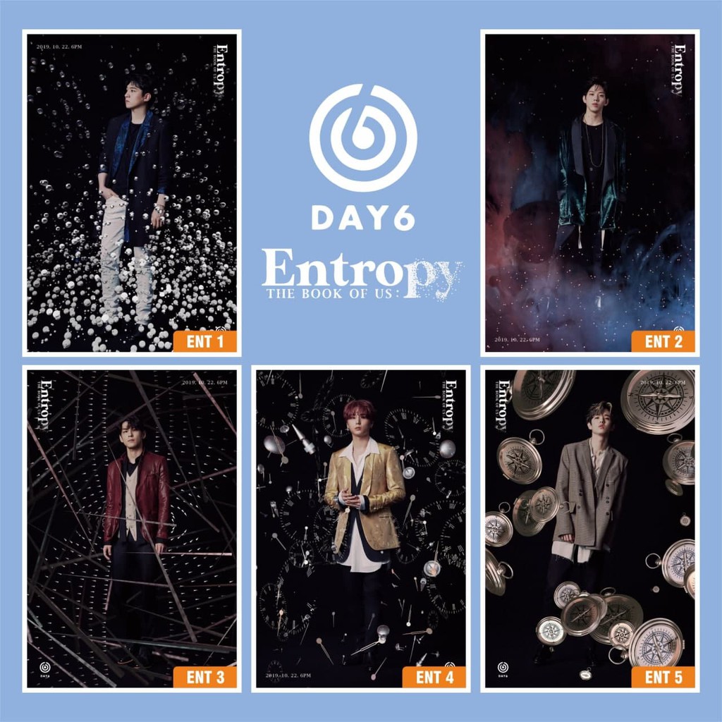 POSTER DAY6 ENTROPY YOUNGK DOWOON WONPIL JAE SUNGJIN