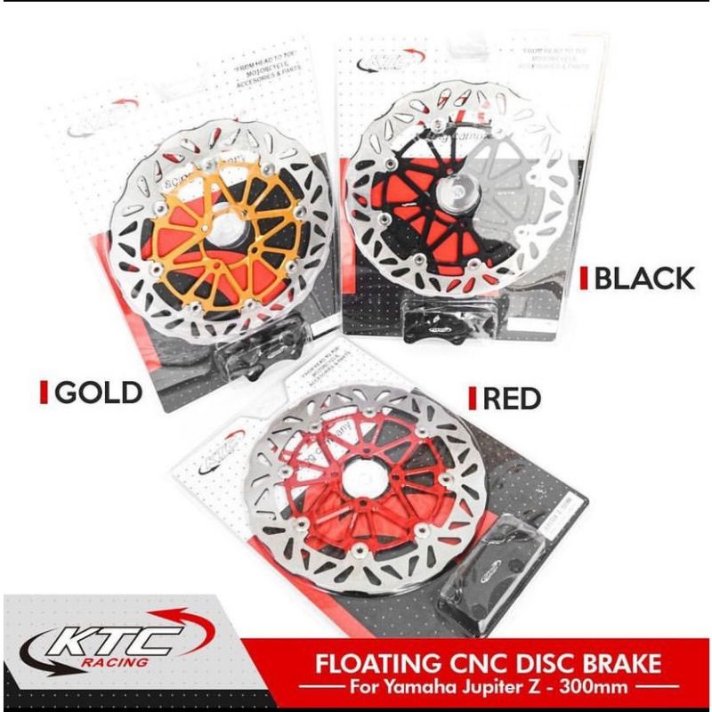 Disc brake ktc Jupiter Z piringan cakram depan Jupiter Z 300 MM original ktc racing