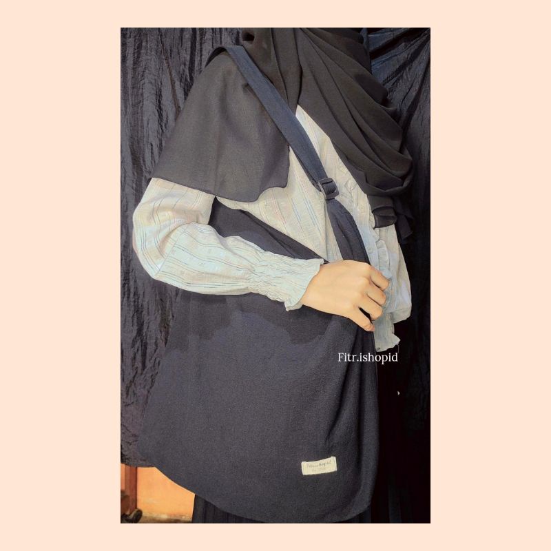 TAS TOTE BAG LINEN WANITA