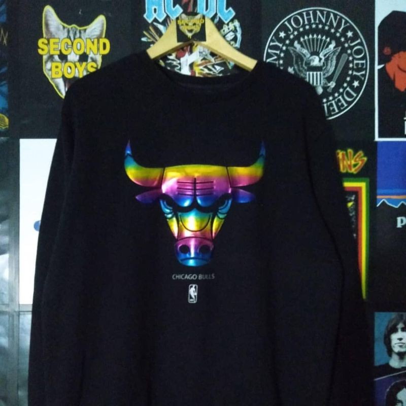 crewneck chicago Bulls pelangi