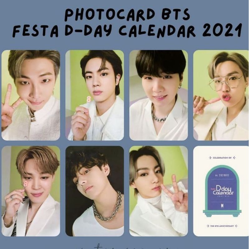 photocard bts festa 2021