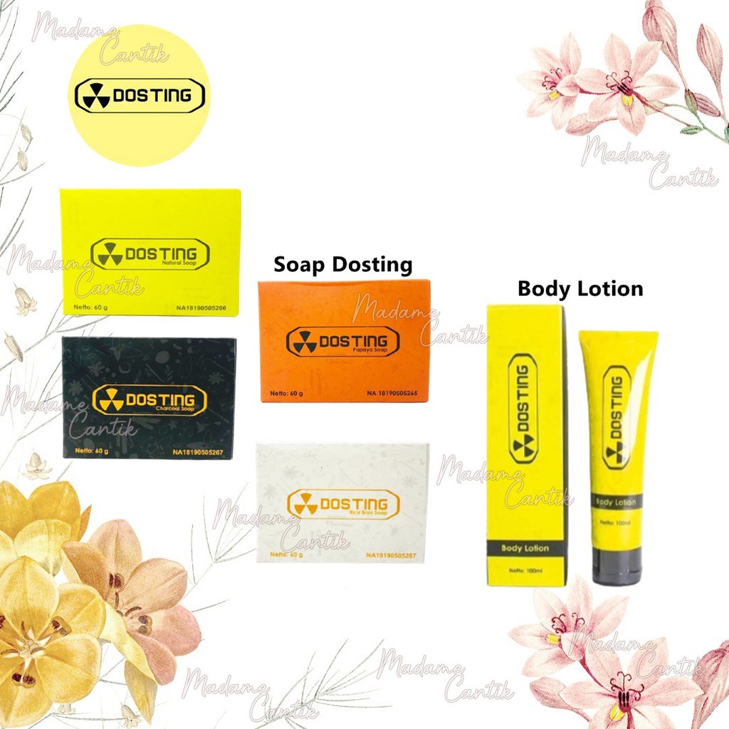 ✿ MADAME ✿ DOSTING ORIGINAL BPOM / SABUN DOSTING WHITENING SOAP LOTION / SABUN PEMUTIH