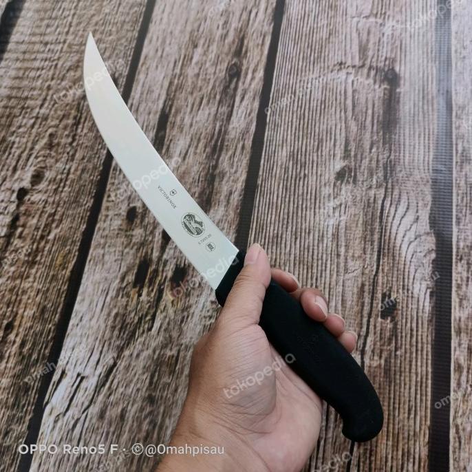 Pisau Sembelih Cimeter 20 cm Victorinox 5.7203.20 black fibrox Swiss