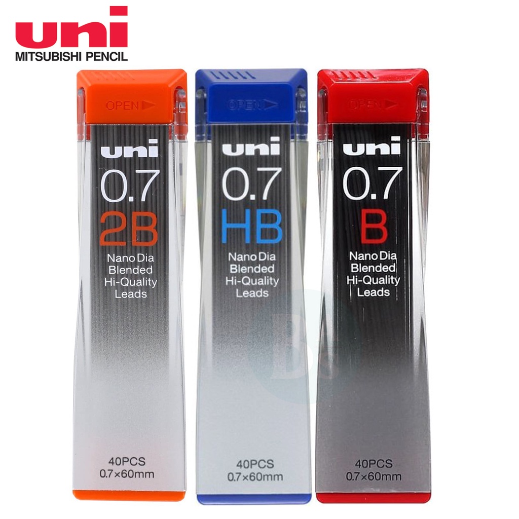 

Pencil Lead Nano Dia 0,7mm HB / B / 2B - UNI