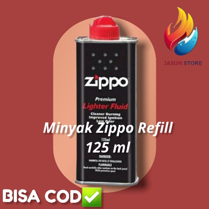 Minyak Zippo Refill Kemasan Hemat Murah Minyak Isi Ulang Zippo 20ml 30ml 75ml 100ml 125ml