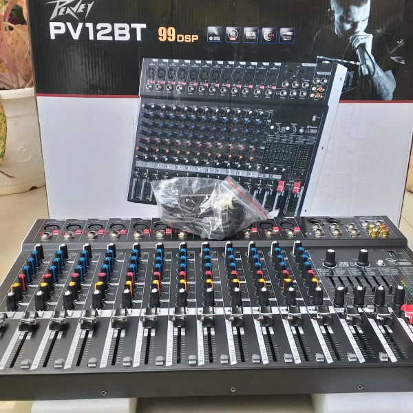 mixer audio peavey pv12bt pv 12bt 12CH USB-BLUETOOTH soundcard TO PC