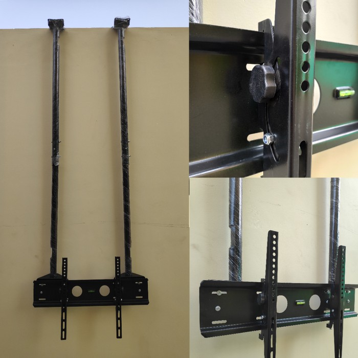 Bracket TV Gantung 55 60 65 70 75 80 Inch Plafon Xtra Kuat 2 Meter
