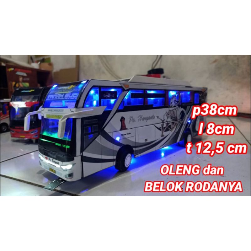 Miniatur Bis Murah Jumbo oleng Bis Tanah Suci