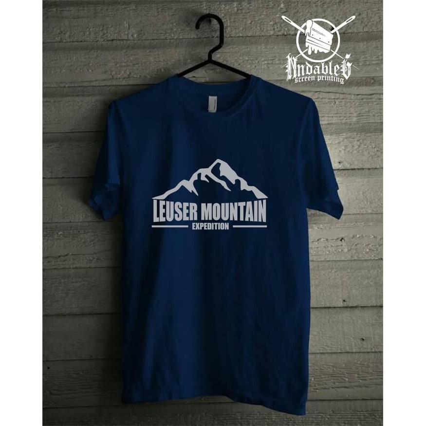 Terbaru Kaos Baju Obral Combed 30S Distro Leuser_ Mountain Expedition Gunung |