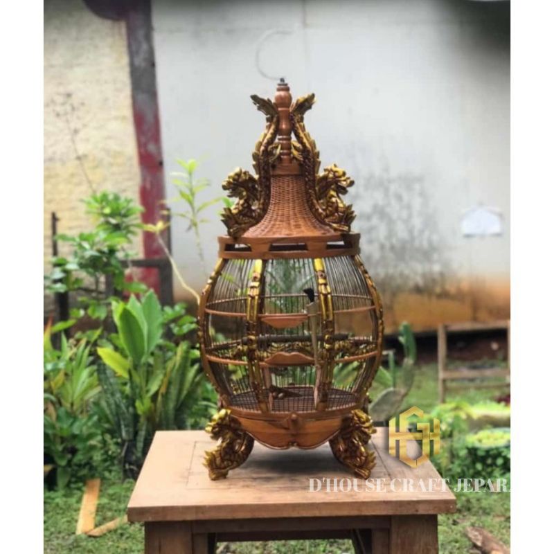 Sangkar Perkutut Ukir Naga