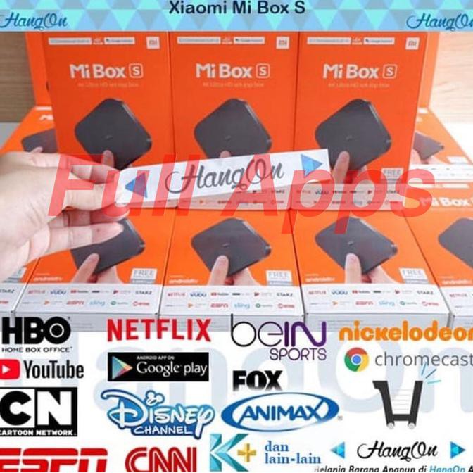Ready&Siapkirim Xiaomi Mi Box S / Mi Box 4 International Global Full App 4K Mibox S