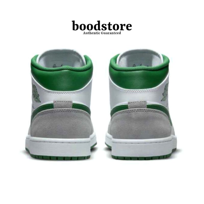 grey and green jordan 1