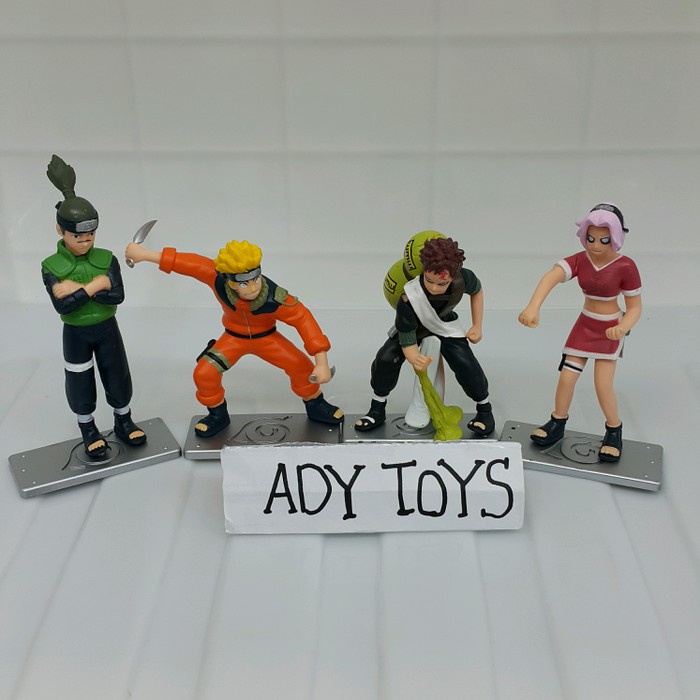 Promo pcs Set Naruto Gaara Sakura Shikamaru Action Figure Berkualitas