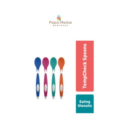 Dr Browns TempCheck Spoons, 4-Pack (TF024) / Sendok Makan Bayi