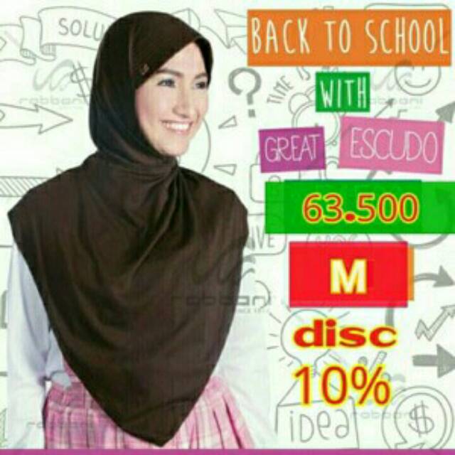 Jilbab Kerudung Instant Rabbani Escudo