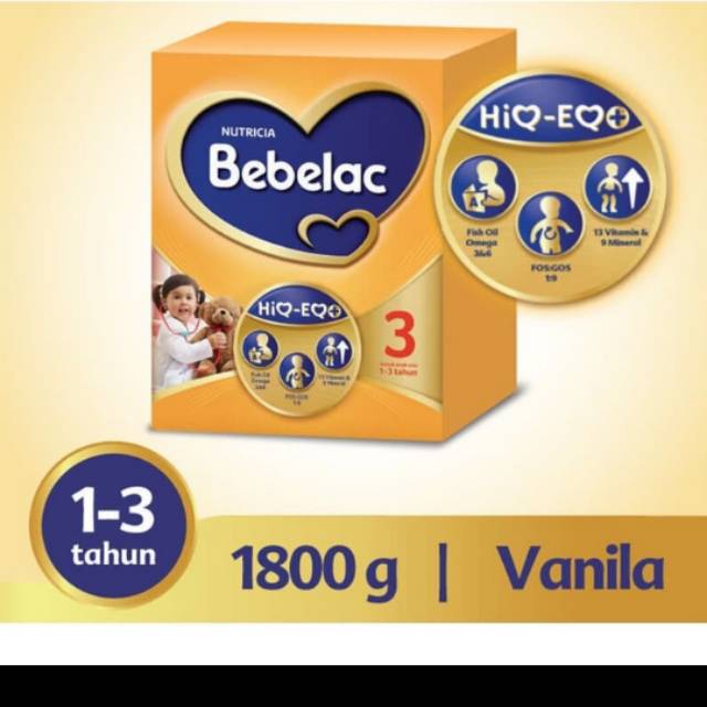Susu Bebelac 3 (1-3 tahun) 1800 Gram