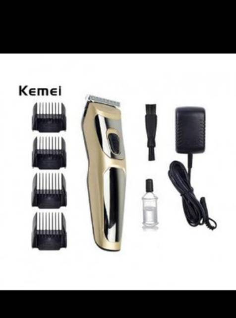 Clipper Kemei KM-5050 Alat Mesin Cukur Jenggot, Kumis Dan Rambut Sistem Cas