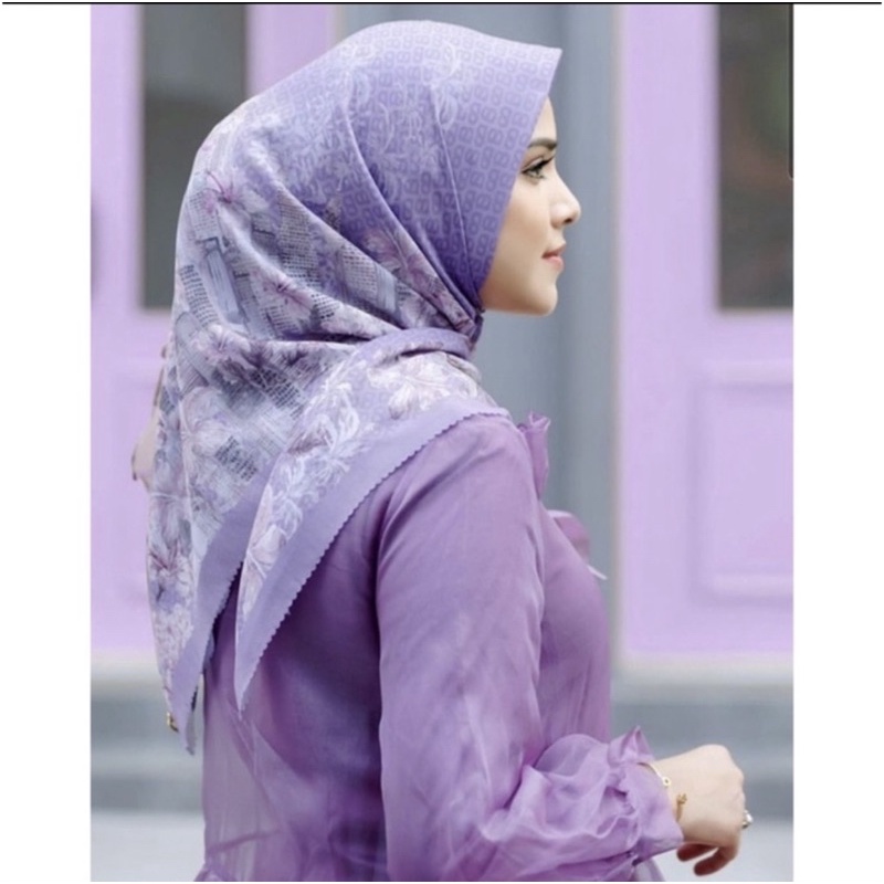 PRELOVED buttonscarves malaya iris