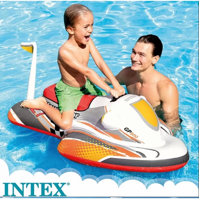 Pelampung Ban Renang Anak Jet Ski Wave Rider Intex 57520 / Pelampung Anak Ride On Wave Rider Jet Ski