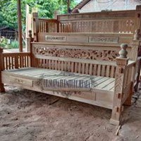 Kursi teras tamu besar kursi resban santai bale bale jati daybed ukir bangku besar jati