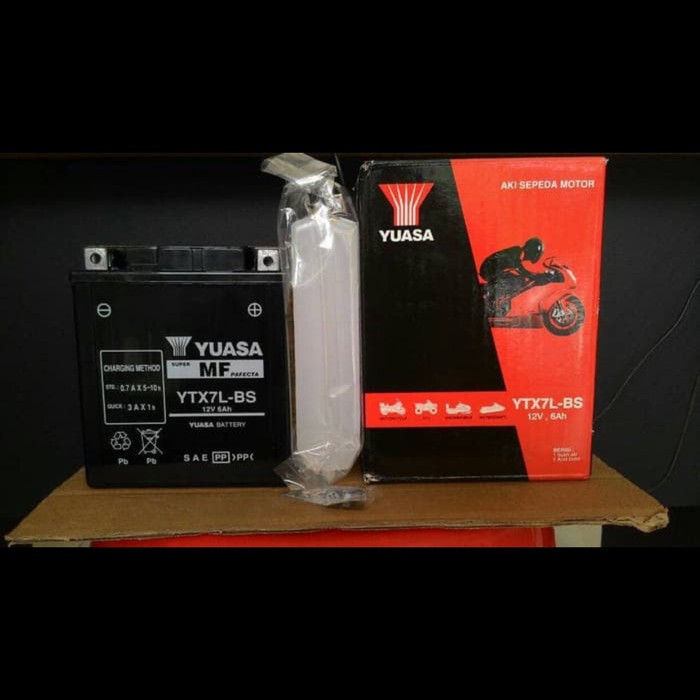 Aki yuasa YTX7LBS MF Motor Piaggio Gilera ET4 Liberty Vespa LX 150