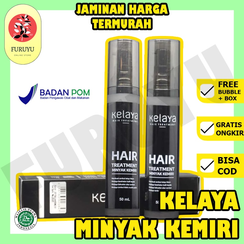 Perawatan Penumbuh Penebal Obat Rambut Rontok Hair Fall Treatment Care Kelaya Minyak Kemiri Hitam K2