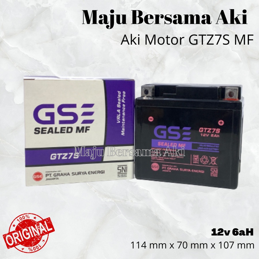 Jual Aki Motor Yamaha NMAX + Aerox 125 LC + Mio GT GTZ7S GS Accu Kering