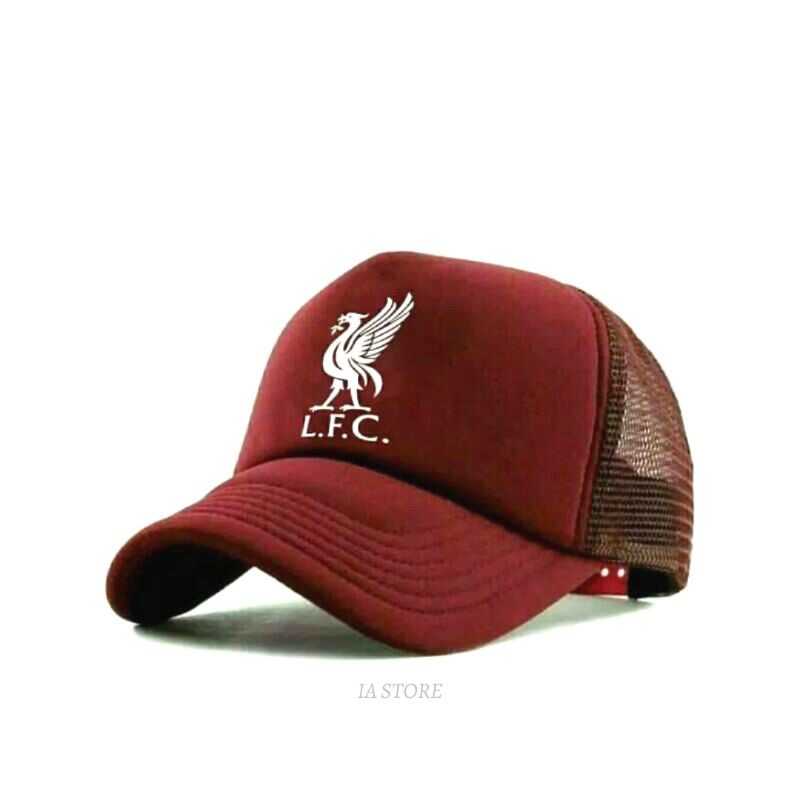 Topi Trucker Custom L.F.C Maroon