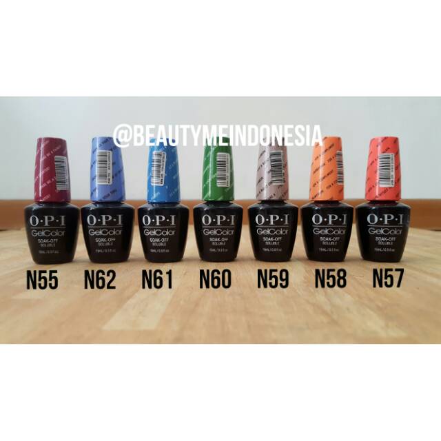 OPI GEL COLOR ( N55 N62 N61 N60 N59 N58 N57 )