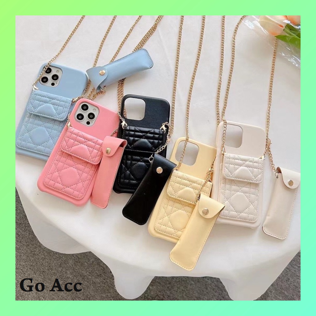 Casing Model Tas FH90 for Iphone 11 Pro Max 12 Pro Max 13 Pro Max lipstick