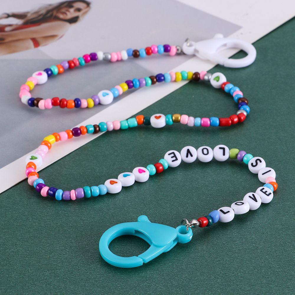 Lily Lanyard Nyaman Leher Lanyard Warna-Warni Tali Holder Kacamata