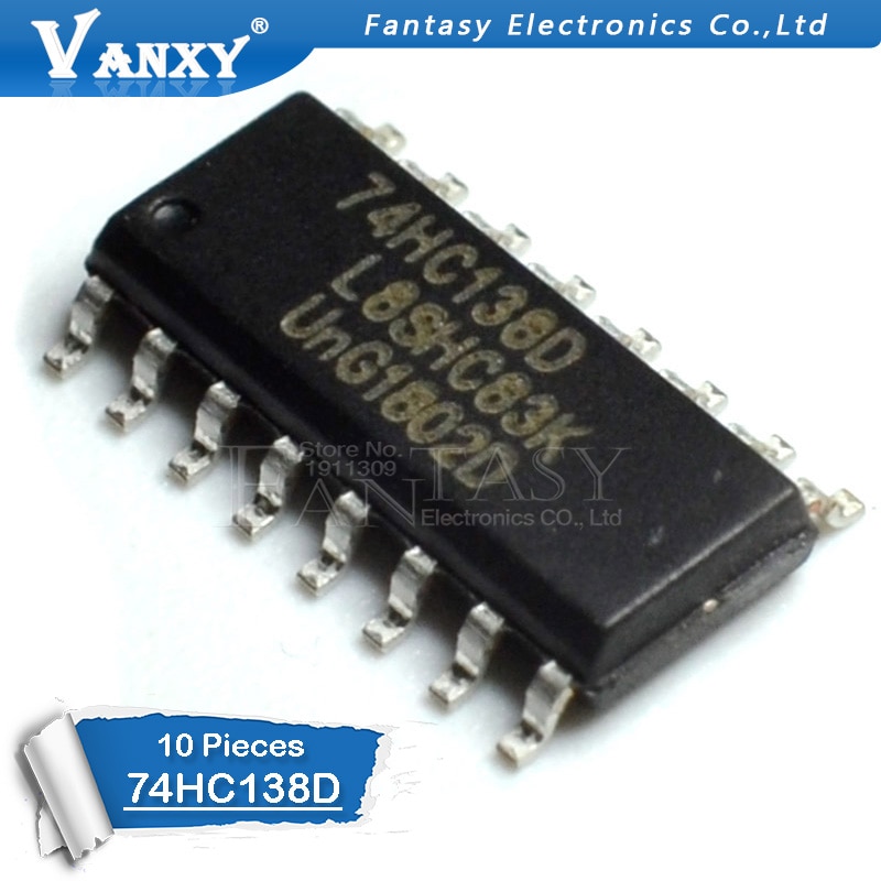 (Ready Stock) 10PCS 74HC138D SOP16 74HC138 SOP SN74HC138DR SMD Baru Dan original IC